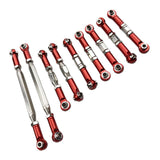 Max Maxb Metal Upgrading Parts Adjustable Rod for 1:12 Remote Control Vehicle Red