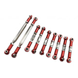 Max Maxb Metal Upgrading Parts Adjustable Rod for 1:12 Remote Control Vehicle Red