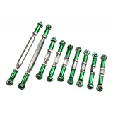 Max Maxb Metal Upgrading Parts Adjustable Rod for 1:12 Remote Control Vehicle Green