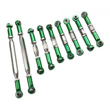 Max Maxb Metal Upgrading Parts Adjustable Rod for 1:12 Remote Control Vehicle Green