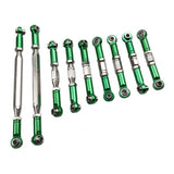 Max Maxb Metal Upgrading Parts Adjustable Rod for 1:12 Remote Control Vehicle Green