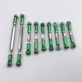 Max Maxb Metal Upgrading Parts Adjustable Rod for 1:12 Remote Control Vehicle Green