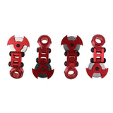 Max 1:10 RC Car Crawler Stealth Invisible Magnetic Body Shell Post Mount Red