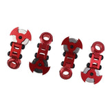Max 1:10 RC Car Crawler Stealth Invisible Magnetic Body Shell Post Mount Red