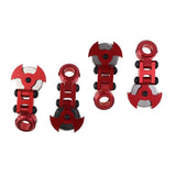 Max 1:10 RC Car Crawler Stealth Invisible Magnetic Body Shell Post Mount Red
