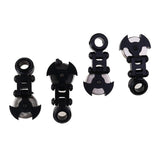 Max 1:10 RC Car Crawler Stealth Invisible Magnetic Body Shell Post Mount Black