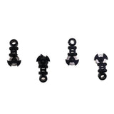 Max 1:10 RC Car Crawler Stealth Invisible Magnetic Body Shell Post Mount Black
