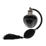 Maxbell 100ml Empty Glass Perfume Bottle Long Bulb Tassel Spray Atomizer black