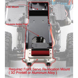 Max Metal Battery / ESC Relocation Plate for 1/10 Axial SCX10II 90046 RC Crawler