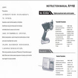 Maxbell 2.4GHz 3CH Radio Transmitter & Receiver For RC Boat and Car