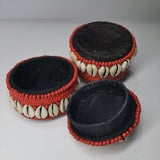 Max Maxb Tibetan Nepal Style Jewelry Storage Box Shell Decor Ring Earrings Organizer