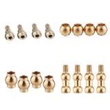 Max Maxb 4Pieces 2.5mm Metal Ball Head Screws Set for WPL C34 Accessories Style-1