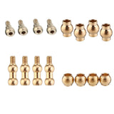Max Maxb 4Pieces 2.5mm Metal Ball Head Screws Set for WPL C34 Accessories Style-1