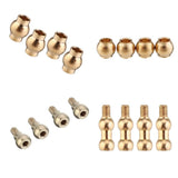 Max Maxb 4Pieces 2.5mm Metal Ball Head Screws Set for WPL C34 Accessories Style-1