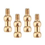 Max Maxb 4Pieces 2.5mm Metal Ball Head Screws Set for WPL C34 Accessories Style-1
