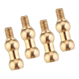 Max Maxb 4Pieces 2.5mm Metal Ball Head Screws Set for WPL C34 Accessories Style-1