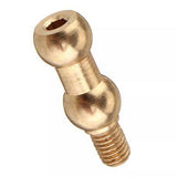Max Maxb 4Pieces 2.5mm Metal Ball Head Screws Set for WPL C34 Accessories Style-1