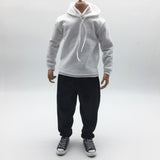 Max Maxb 1/6th White Sweater and Carrot Pants for Hot Toys 12'' Action Figure Accs