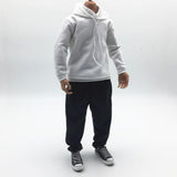 Max Maxb 1/6th White Sweater and Carrot Pants for Hot Toys 12'' Action Figure Accs