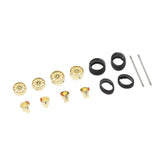 Max Maxb Modified Wheel Hub 1/64 Car Rubber Tire for Tomica Hotwheels Golden-A