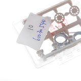 Max Maxb Modified Wheel Hub 1/64 Car Rubber Tire for Tomica Hotwheels Copper -A