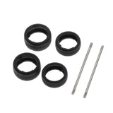 Max Maxb Modified Wheel Hub 1/64 Car Rubber Tire for Tomica Hotwheels Copper -A