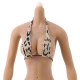 Max 1:6 Flexible Large Bust Female Seamless Body Dismantle Foot Brown Color