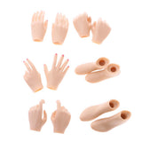 Max 1:6 Flexible Large Bust Female Seamless Body Dismantle Foot General Color