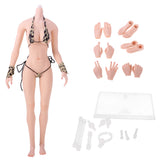 Max 1:6 Flexible Large Bust Female Seamless Body Dismantle Foot Pink Skin