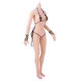 Max 1:6 Flexible Large Bust Female Seamless Body Dismantle Foot Pink Skin