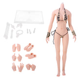 Max 1:6 Flexible Large Bust Female Seamless Body Dismantle Foot Pink Skin