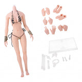Max 1:6 Flexible Large Bust Female Seamless Body Dismantle Foot Pink Skin