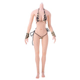 Max 1:6 Flexible Large Bust Female Seamless Body Dismantle Foot Pink Skin