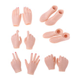 Max 1:6 Flexible Large Bust Female Seamless Body Dismantle Foot Pink Skin