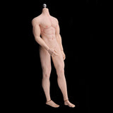 Max 1:6 Full Silicone Super Flexible Male Seamless Muscular Body General Skin