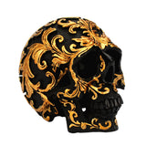 Max Halloween Resin Skull Head Statue Sculpt Carving Human Skeleton Decoration