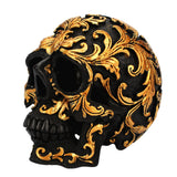 Max Halloween Resin Skull Head Statue Sculpt Carving Human Skeleton Decoration