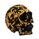 Max Halloween Resin Skull Head Statue Sculpt Carving Human Skeleton Decoration