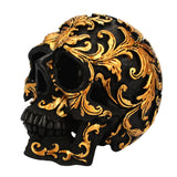 Max Halloween Resin Skull Head Statue Sculpt Carving Human Skeleton Decoration