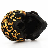 Max Halloween Resin Skull Head Statue Sculpt Carving Human Skeleton Decoration