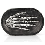 Max Resin Hand Skeleton Bath Shower Soap Tray Dish Storage Holder Plate Black