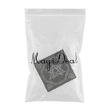 Max 1x Altar Tarot Table Card Cloth Moon Velvet Tapestry 49cm Black Square