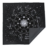 Max Divination Tarot Table Cloth Starry Sky Constellation Soft Tapestry 19.29in
