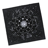 Max Divination Tarot Table Cloth Starry Sky Constellation Soft Tapestry 19.29in