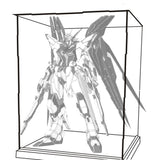 Max Medium Clear Acrylic Display Box Case Dustproof Protection Toy Decor