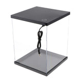 Max Clear Acrylic Plastic Display Box Case Dustproof Protection with Lights USB