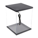 Max Clear Acrylic Plastic Display Box Case Dustproof Protection with Lights USB