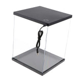Max Clear Acrylic Plastic Display Box Case Dustproof Protection with Lights USB