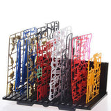 Max 1pc Plastic Pieces Shelves Tool Rack for Gundam Model Making Black 20x20cm
