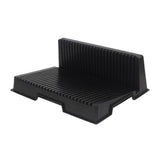 Max Plastic Pieces Shelves Placement Rack for Gundam Accessory Black 27x20.5cm